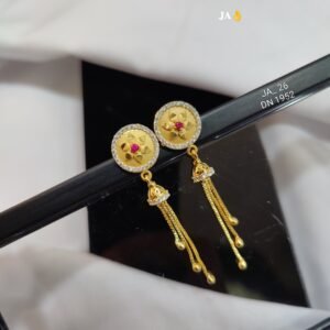 Gold-Toned Dangle Earrings DN-1952