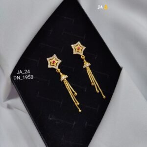 Gold-Toned Dangle Earrings DN-1950