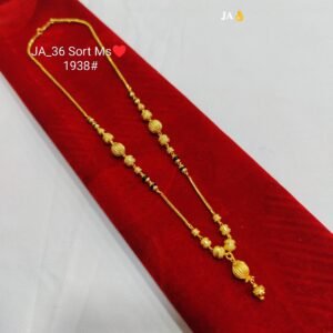 Micro Gold Plated Daily Wear Mangalsutra (18") -  DN-1938