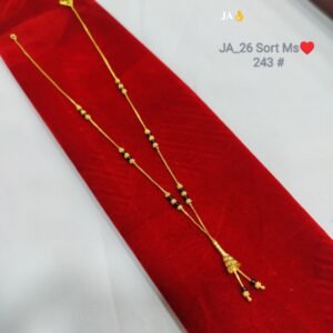 Micro Gold Plated Daily Wear Mangalsutra (18") -  DN-243