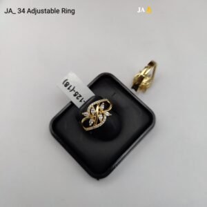 Royal Look Adjustable Ring for All Occasions DN-04
