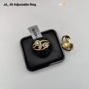 Royal Look Adjustable Ring for All Occasions DN-05