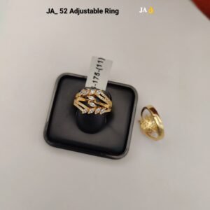 Royal Look Adjustable Ring for All Occasions DN-02