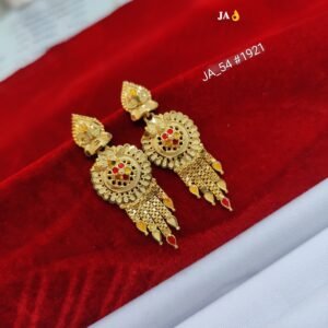 Elegant Micro Gold Polish  Earrings  - DN 1921