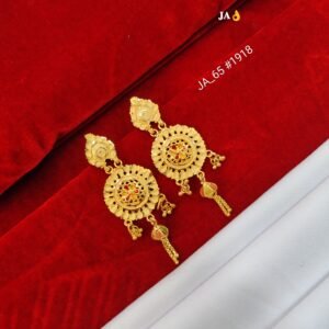 Elegant Micro Gold Polish  Earrings  - DN 1918