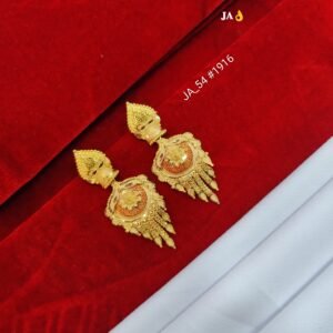 Elegant Micro Gold Polish  Earrings  - DN 1916