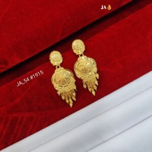 Elegant Micro Gold Polish  Earrings  - DN 1915
