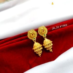 Classic Daily Wear Gold Polish Jhumka DN- 1969