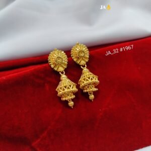 Classic Daily Wear Gold Polish Jhumka DN- 1967