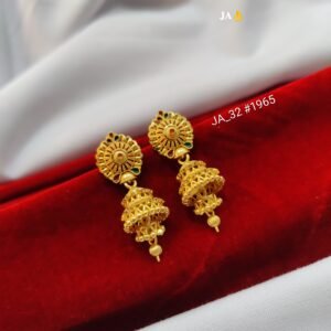 Classic Daily Wear Gold Polish Jhumka DN- 1965