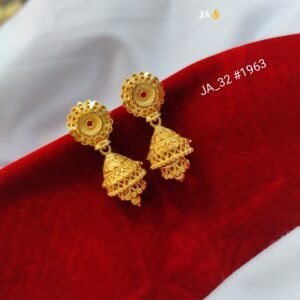 Classic Daily Wear Gold Polish Jhumka DN- 1963