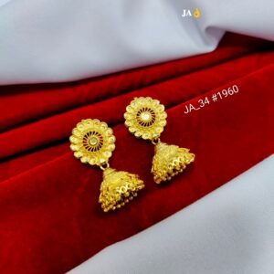 Classic Daily Wear Gold Polish Jhumka DN- 1960