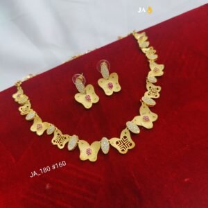 Royal Elegance Gold Finish Necklace DN-160