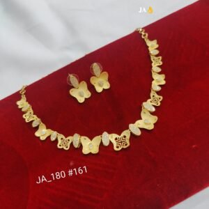 Royal Elegance Gold Finish Necklace DN-161