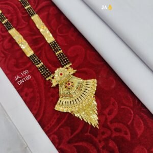 One Gram Gold Plated Party Wear Mangalsutra DN - 180