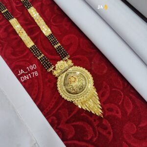 One Gram Gold Plated Party Wear Mangalsutra DN -178