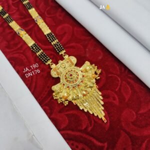 One Gram Gold Plated Party Wear Mangalsutra DN -176