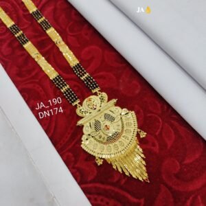 One Gram Gold Plated Party Wear Mangalsutra DN -174