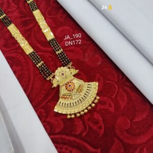 One Gram Gold Plated Party Wear Mangalsutra DN -172
