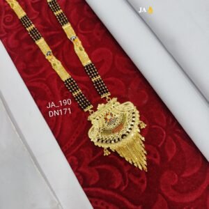 One Gram Gold Plated Party Wear Mangalsutra DN -171