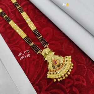 One Gram Gold Plated Party Wear Mangalsutra DN -170