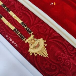 One Gram Gold Plated Party Wear Mangalsutra DN - 167