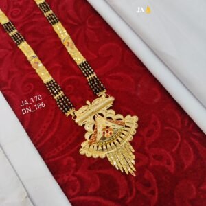 One Gram Gold Plated Party Wear Mangalsutra DN -186