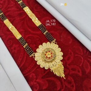 One Gram Gold Plated Party Wear Mangalsutra DN -182