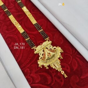 One Gram Gold Plated Party Wear Mangalsutra DN -181