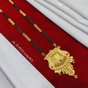 One Gram Gold Plated Party Wear Mangalsutra DN -223