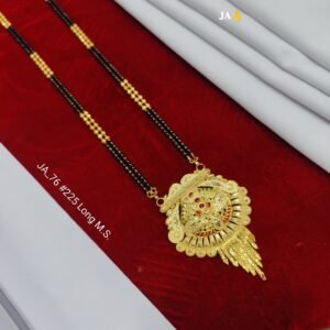 One Gram Gold Plated Party Wear Mangalsutra DN -225