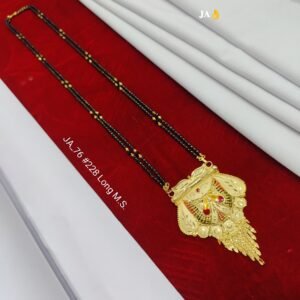 One Gram Gold Plated Party Wear Mangalsutra DN -228