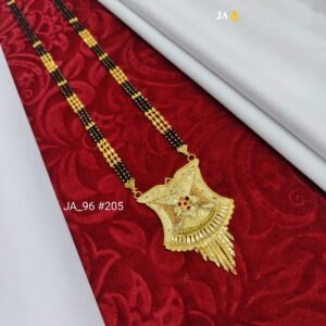 One Gram Gold Plated Party Wear Mangalsutra DN - 205