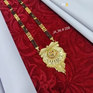 One Gram Gold Plated Party Wear Mangalsutra DN - 208