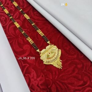 One Gram Gold Plated Party Wear Mangalsutra DN - 209