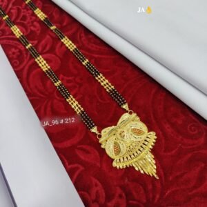 One Gram Gold Plated Party Wear Mangalsutra DN - 212