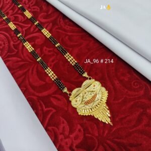 One Gram Gold Plated Party Wear Mangalsutra DN - 214