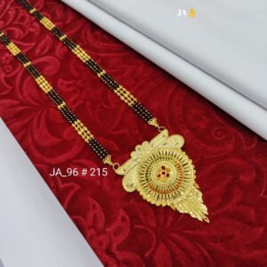 One Gram Gold Plated Party Wear Mangalsutra DN - 215