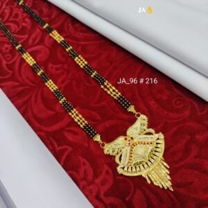 One Gram Gold Plated Party Wear Mangalsutra DN - 216