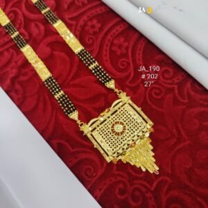 One Gram Gold Plated Party Wear Mangalsutra DN - 202