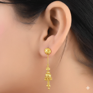 Elegant Gold-Toned Daily Wear Earrings – DN 2202