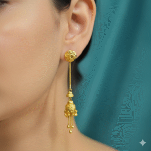 Elegant Gold-Toned Daily Wear Earrings – DN 2203