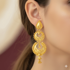 Elegance Gold-Plated Long Earrings - DN  2286