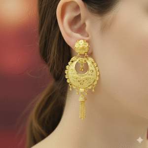 Elegance Gold-Plated Long Earrings - DN  2287