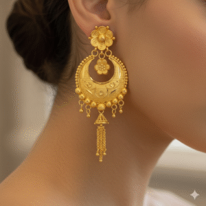 Elegance Gold-Plated Long Earrings - DN  2288