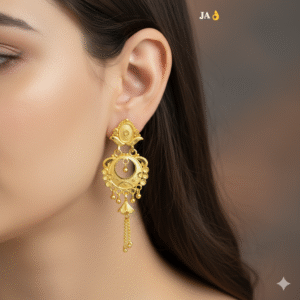 Elegance Gold-Plated Long Earrings - DN  2295