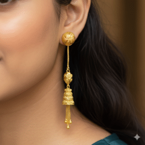 Elegant Gold-Toned Daily Wear Earrings – DN 2205
