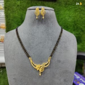 Daily Wear Mangalsutra with Earrings – DN 411