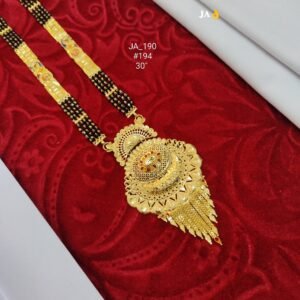 One Gram Gold Plated Party Wear Mangalsutra DN - 194