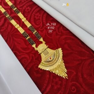 One Gram Gold Plated Party Wear Mangalsutra DN - 192